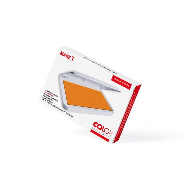 Colop MAKE 1 – Stempelkissen getränkt 90 × 50 mm – Orange