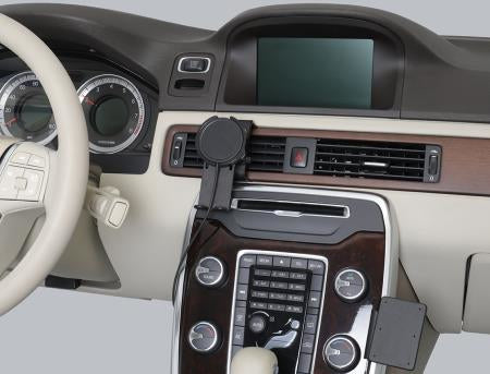Brodit Magnetisches Wireless Ladegerät – Auto-Halterung – Schraubbefestigung – für iPhone (MagSafe) – Schwarz