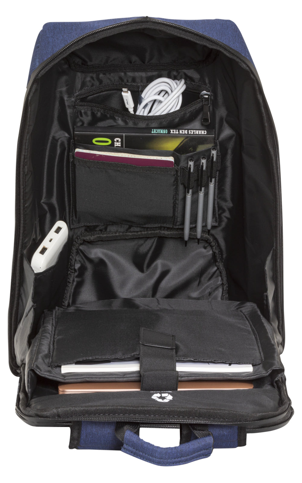 dbramante1928 Notebook-Rucksack Christiansborg – für 16″, wasserfest – Dunkelblau, 300 × 420 × 190 mm