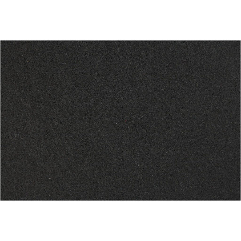 Creativ Company Bastelfilz, Schwarz, 42 × 60 cm, 3 mm, 1 Stk.