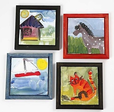 Creativ Company Leinwandkarton – 20 × 20 cm – 280 g/m² – Karton – zum Lackieren