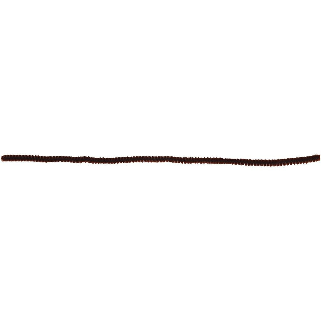 Creativ Company Chenilledraht, Nylon, Braun, Ø 6 mm × 30 cm