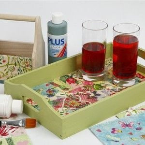 Creativ Company Aufbewahrungsbox – Holz – Natur – 240 × 280 × 175 mm – 3 Stück