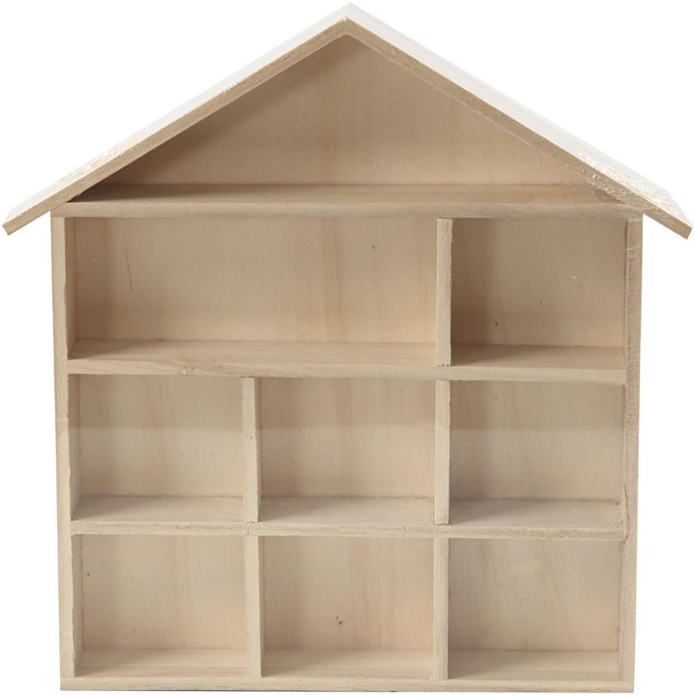 Creativ Company Setzkasten – Holz – Natur – 252 × 260 × 35 mm