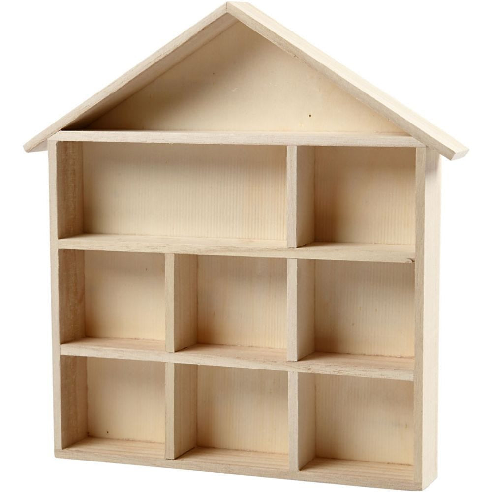 Creativ Company Setzkasten – Holz – Natur – 252 × 260 × 35 mm