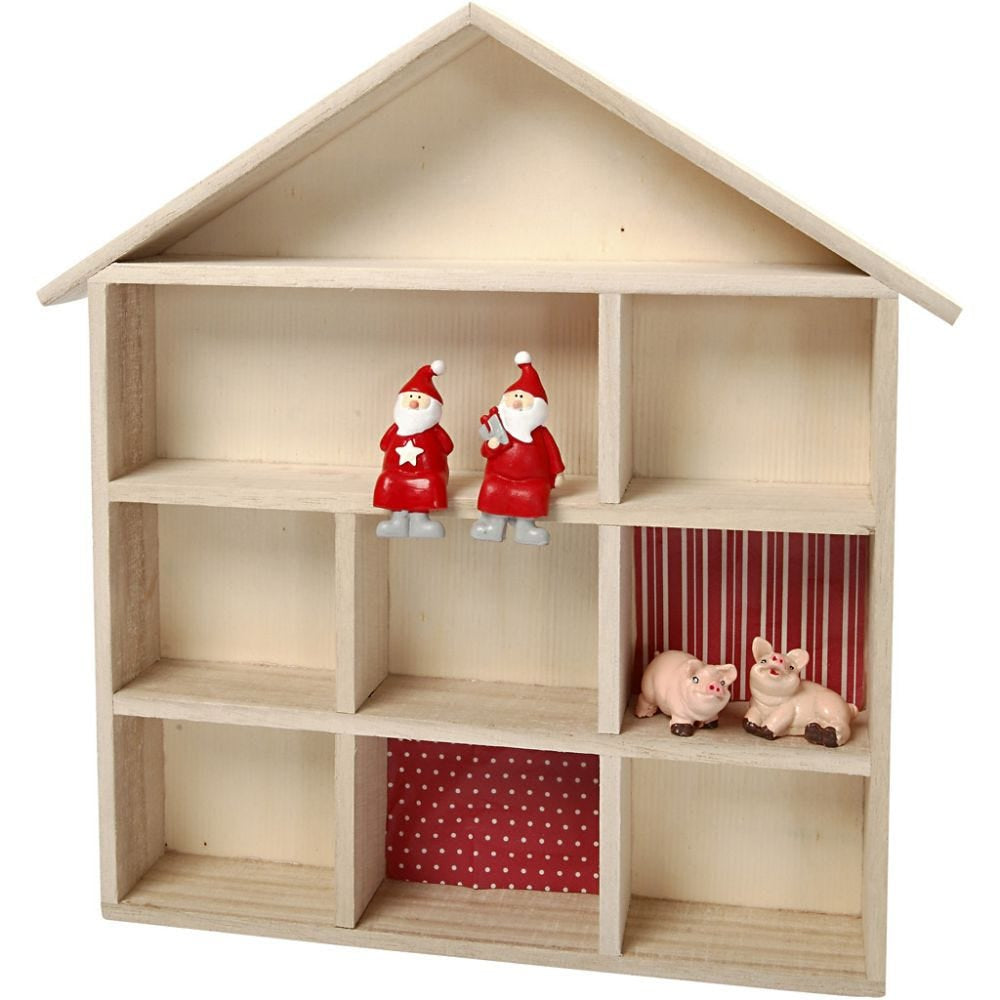 Creativ Company Setzkasten – Holz – Natur – 252 × 260 × 35 mm