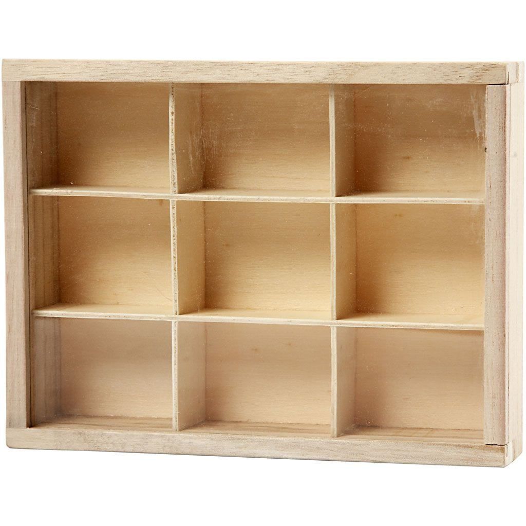 Creativ Company Schubladeneinsatz – Holz – Natur – 130 × 45 × 170 mm