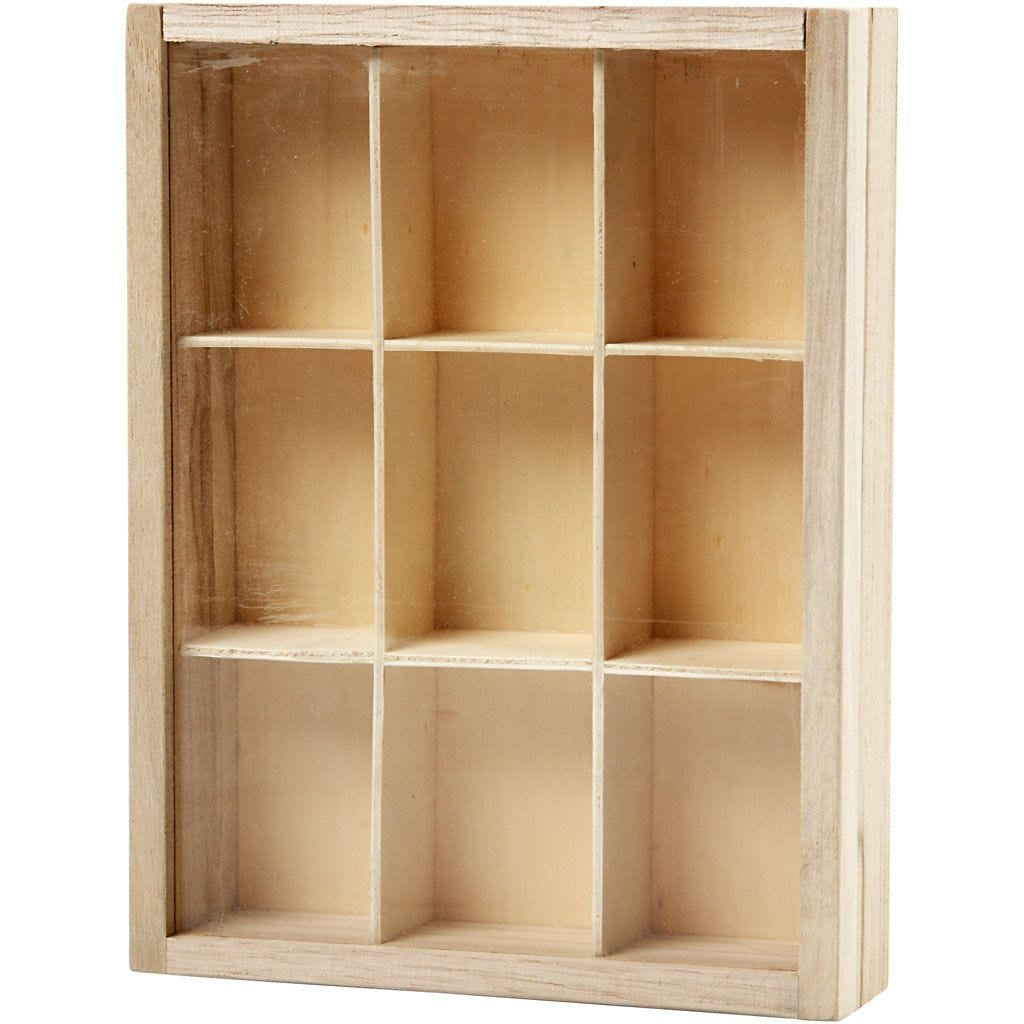 Creativ Company Schubladeneinsatz – Holz – Natur – 130 × 45 × 170 mm
