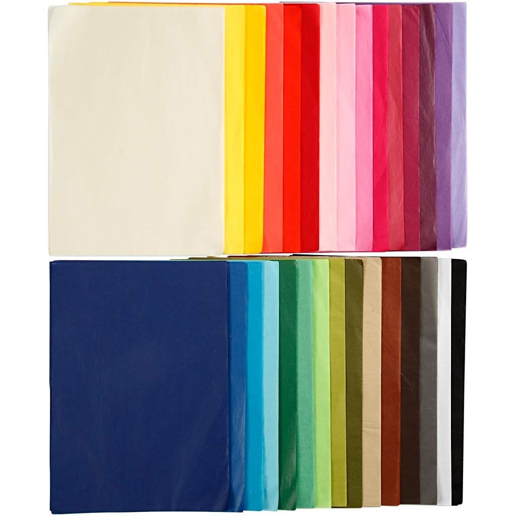 Creativ Company Seidenpapier – A4, mehrfarbig – 300 Blatt