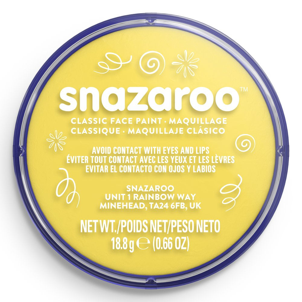 Snazaroo Schminkfarbe Leuchtgelb – 18 ml
