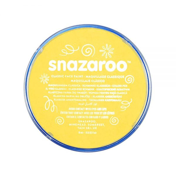 Snazaroo Schminkfarbe Leuchtgelb – 18 ml