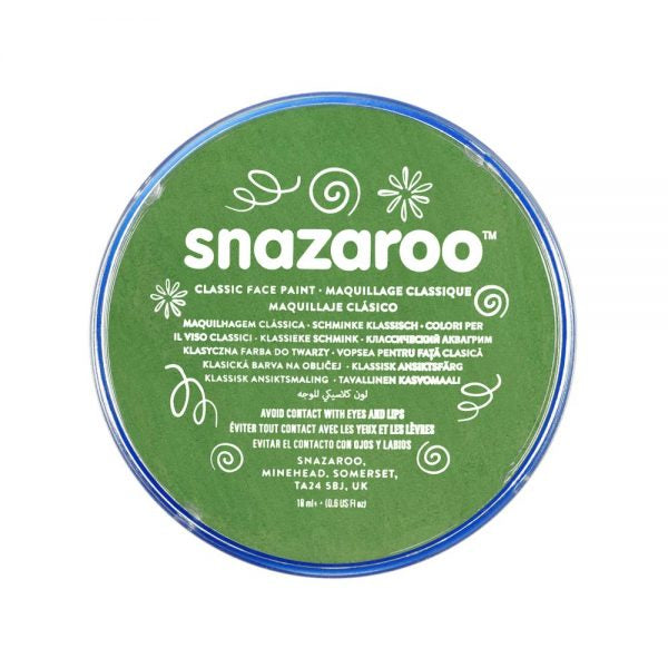 Snazaroo Gesichts- & Kinderschminke – Grasgrün – 18 ml
