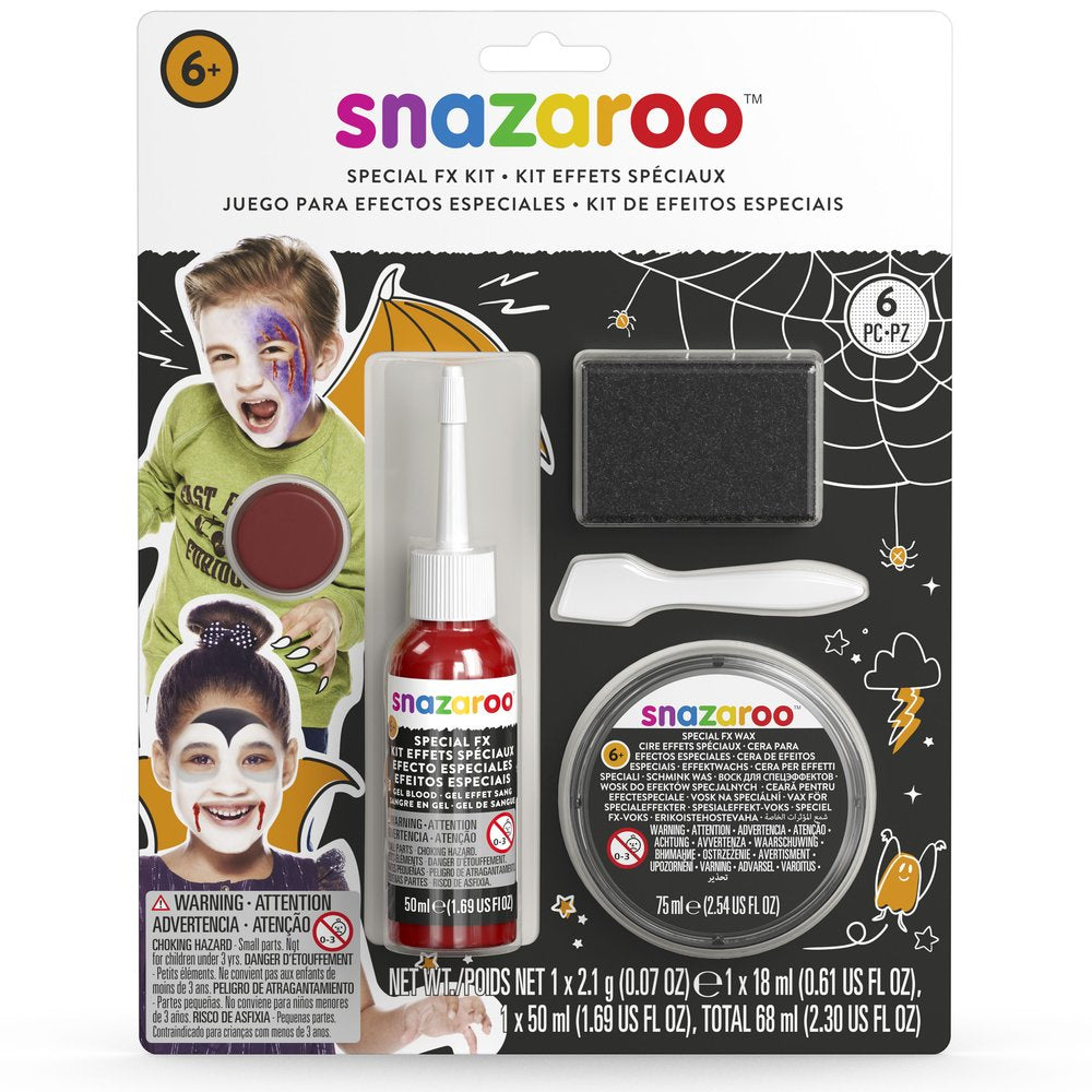 Snazaroo Special-Effects-Schminkset – für Kinder, wasserbasiert