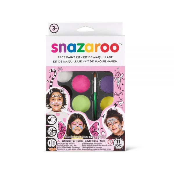 Snazaroo Schminkpalette Mädchen – 8 Farben – 18 ml