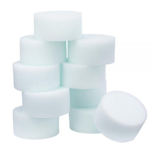 Snazaroo Schminkschwämme – weiss, 10er-Set