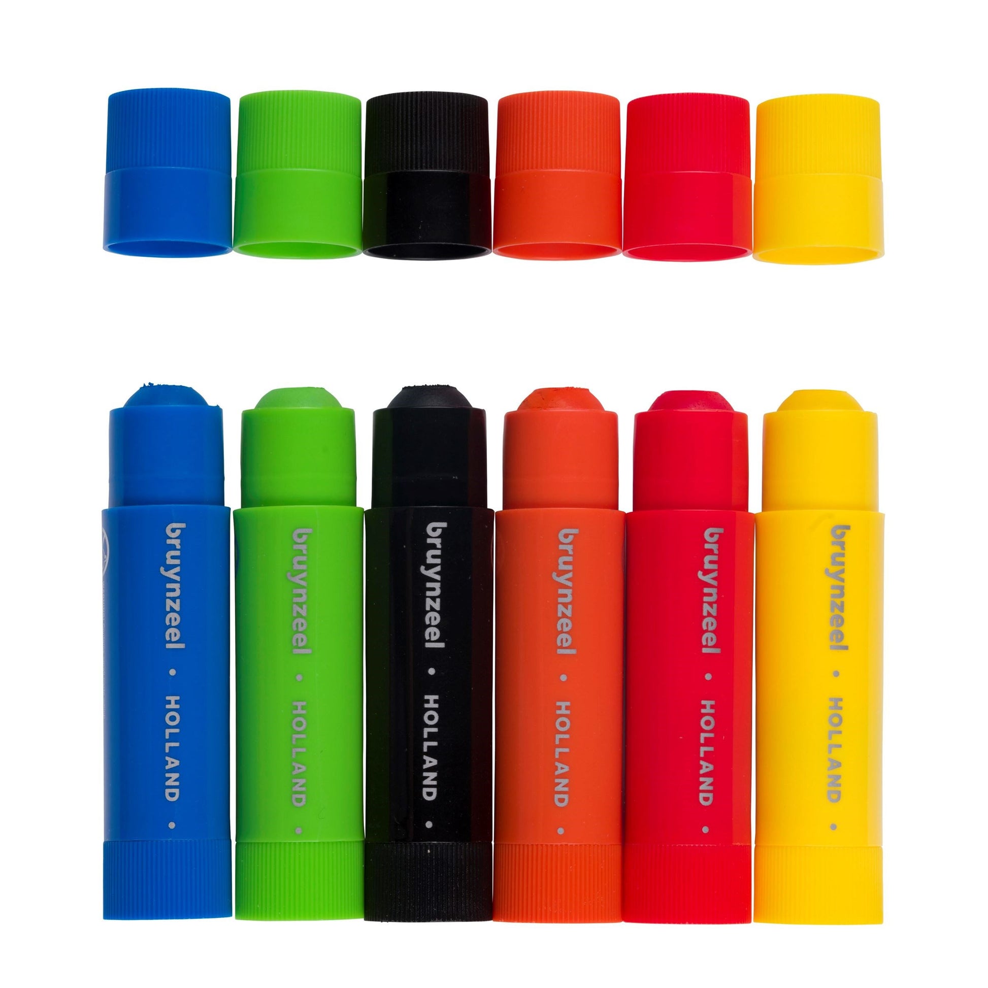 Bruynzeel Basic Filzstifte – Rundspitze, schnelltrocknend, 6 Farben