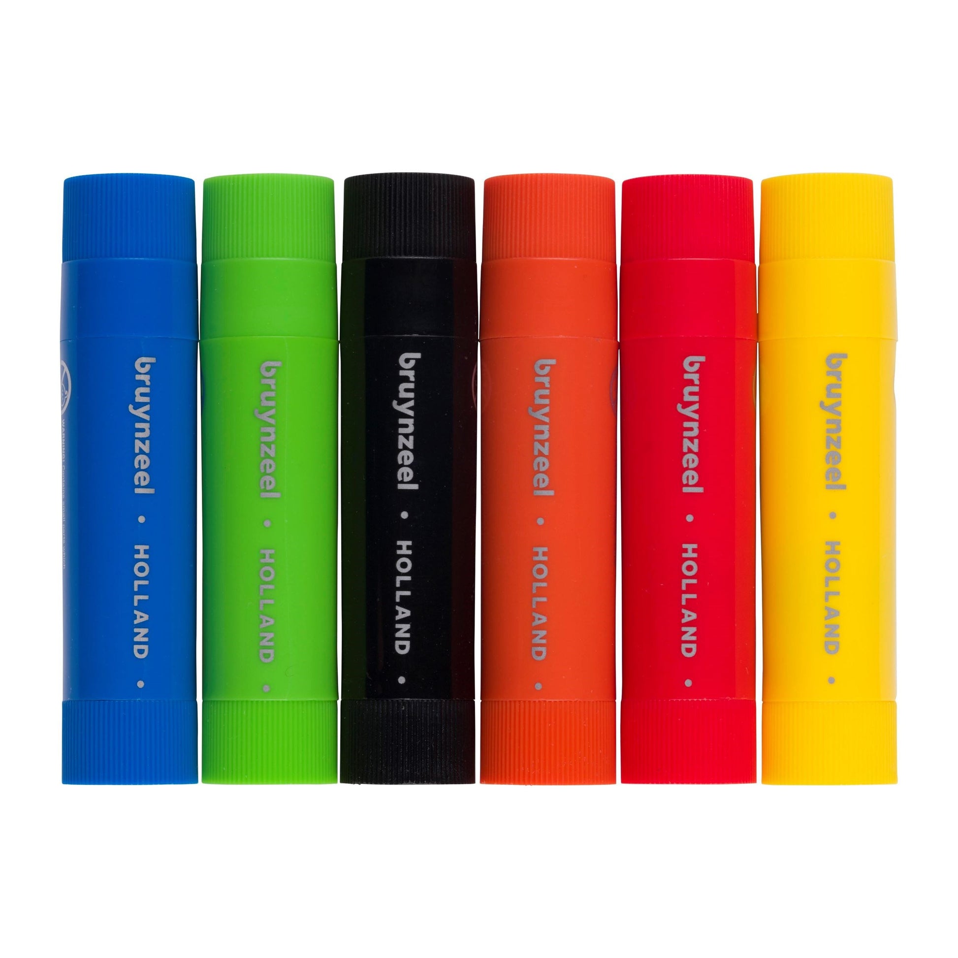 Bruynzeel Basic Filzstifte – Rundspitze, schnelltrocknend, 6 Farben