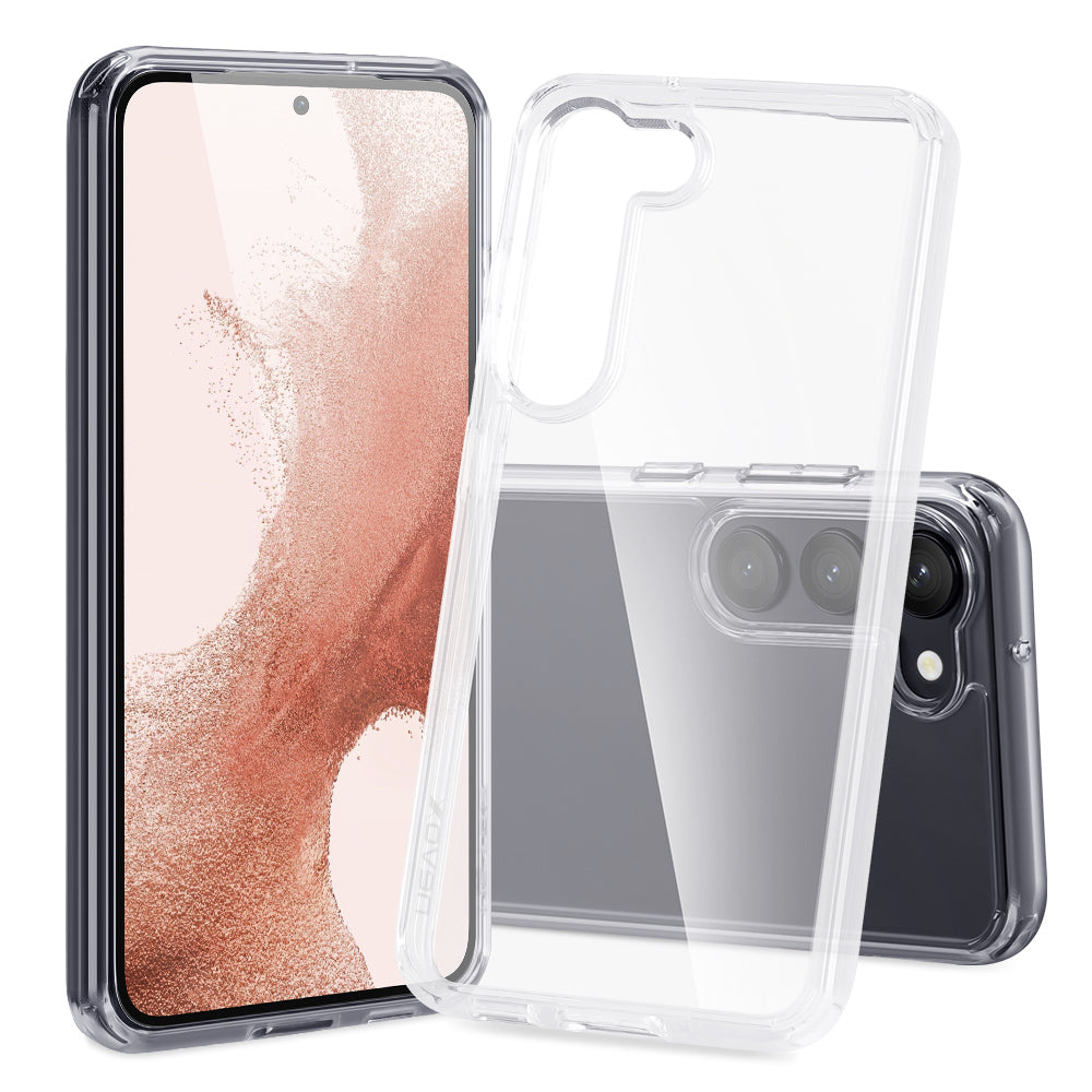 nevox Backcover – für Samsung Galaxy S24 Plus, Transparent, schmutzabweisend, tropfsicher, schockresistent