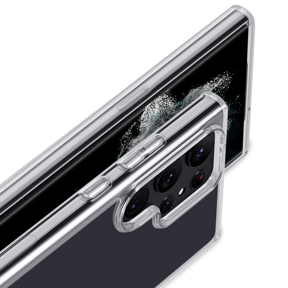 nevox StyleShell SHOCKFlex – Backcover – für Samsung Galaxy S24 Ultra, TPU, Transparent