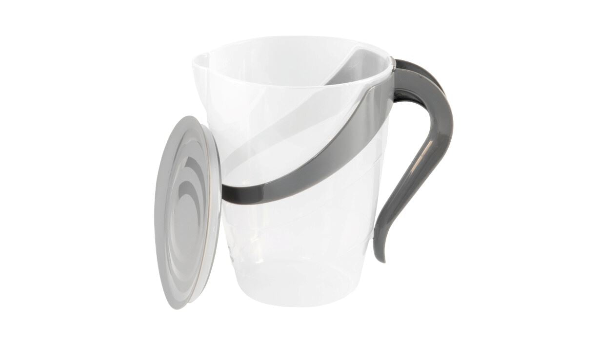 Easy Camp Becher – 2,5 l, Kunststoff, Weiss, mit Deckel