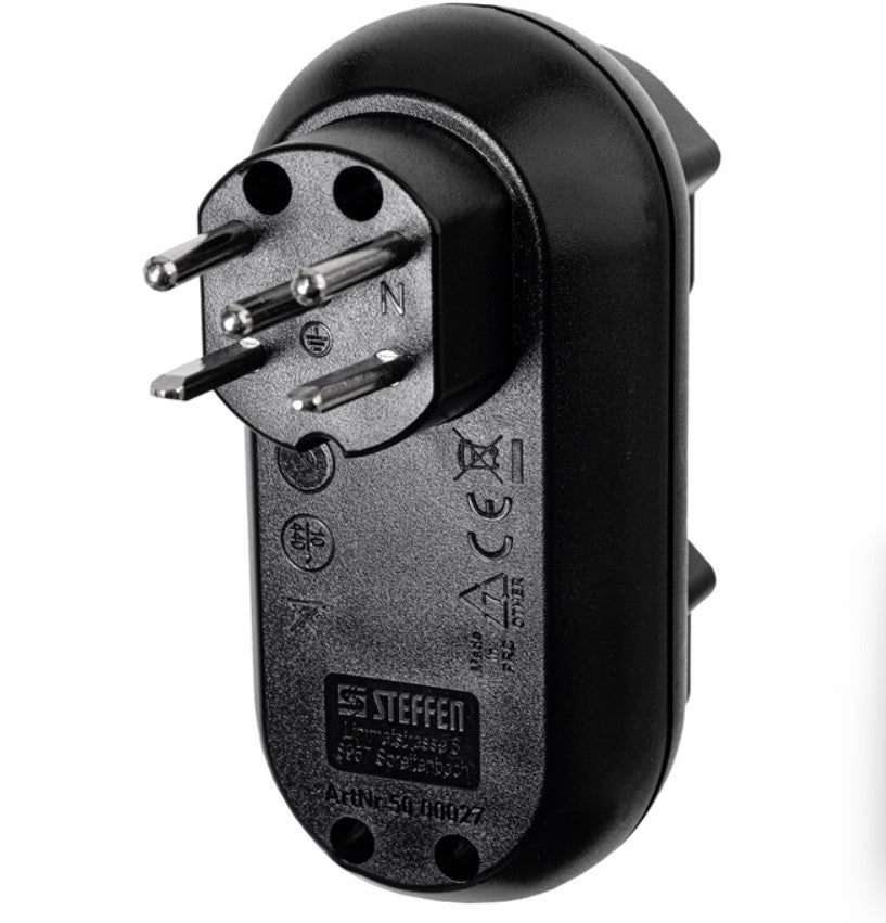 Steffen Adapterkabel, T15 zu 2×T15, 12 cm – schwarz