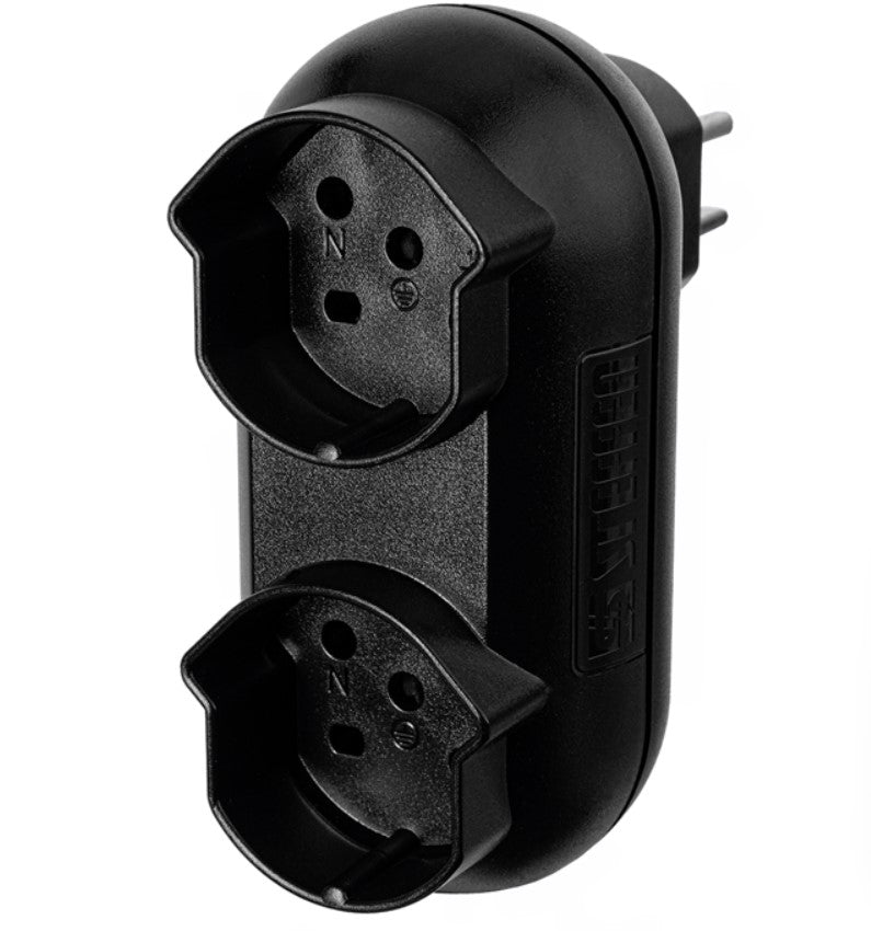 Steffen Adapterkabel, T15 zu 2×T15, 12 cm – schwarz