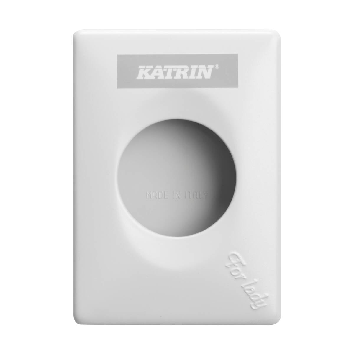 Katrin Hygienebeutelspender – Kunststoff, matt, 9,5 × 13,5 × 2,7 cm, für KATRIN Hygienebeutel Inclusive Refill
