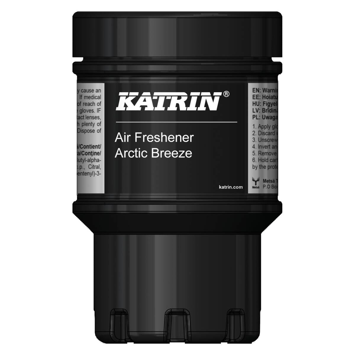 Katrin Nachfüll-Lufterfrischer Arctic Breeze – Schwarz – für Katrin Air Freshener Spender