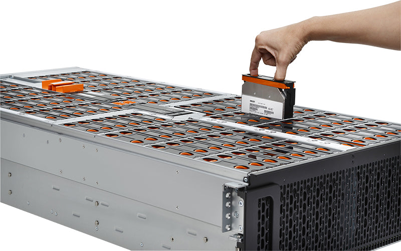 Western Digital Ultrastar Data102 – 102-Bay Rack 4U – redundantes Netzteil, 2244 TB HDD vorinstalliert, für 3