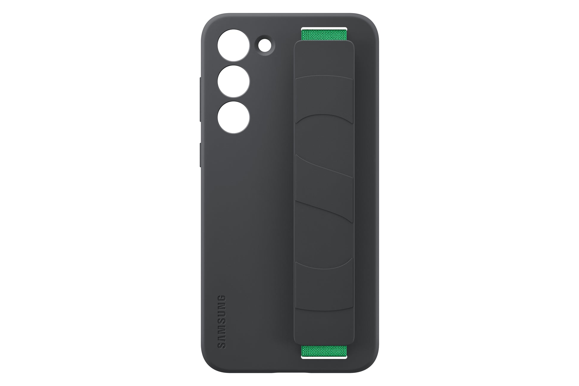 Samsung Backcover – für Samsung Galaxy S23+ – schwarz – Silikon, mit Kordel