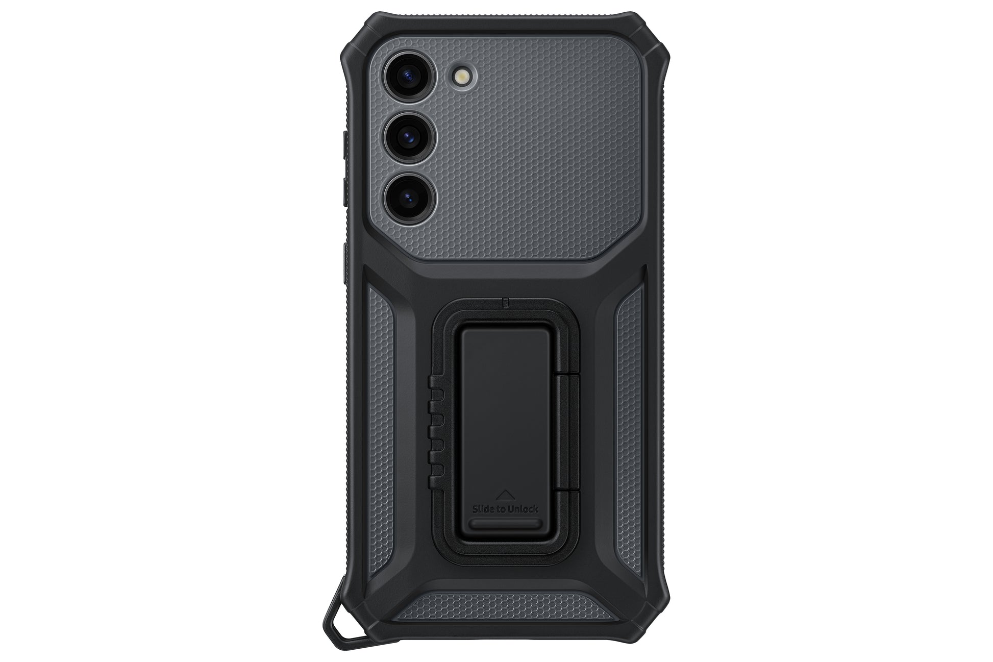 Samsung Backcover – für Samsung Galaxy S23+ – schwarz – mit Kartenfach, stossfest