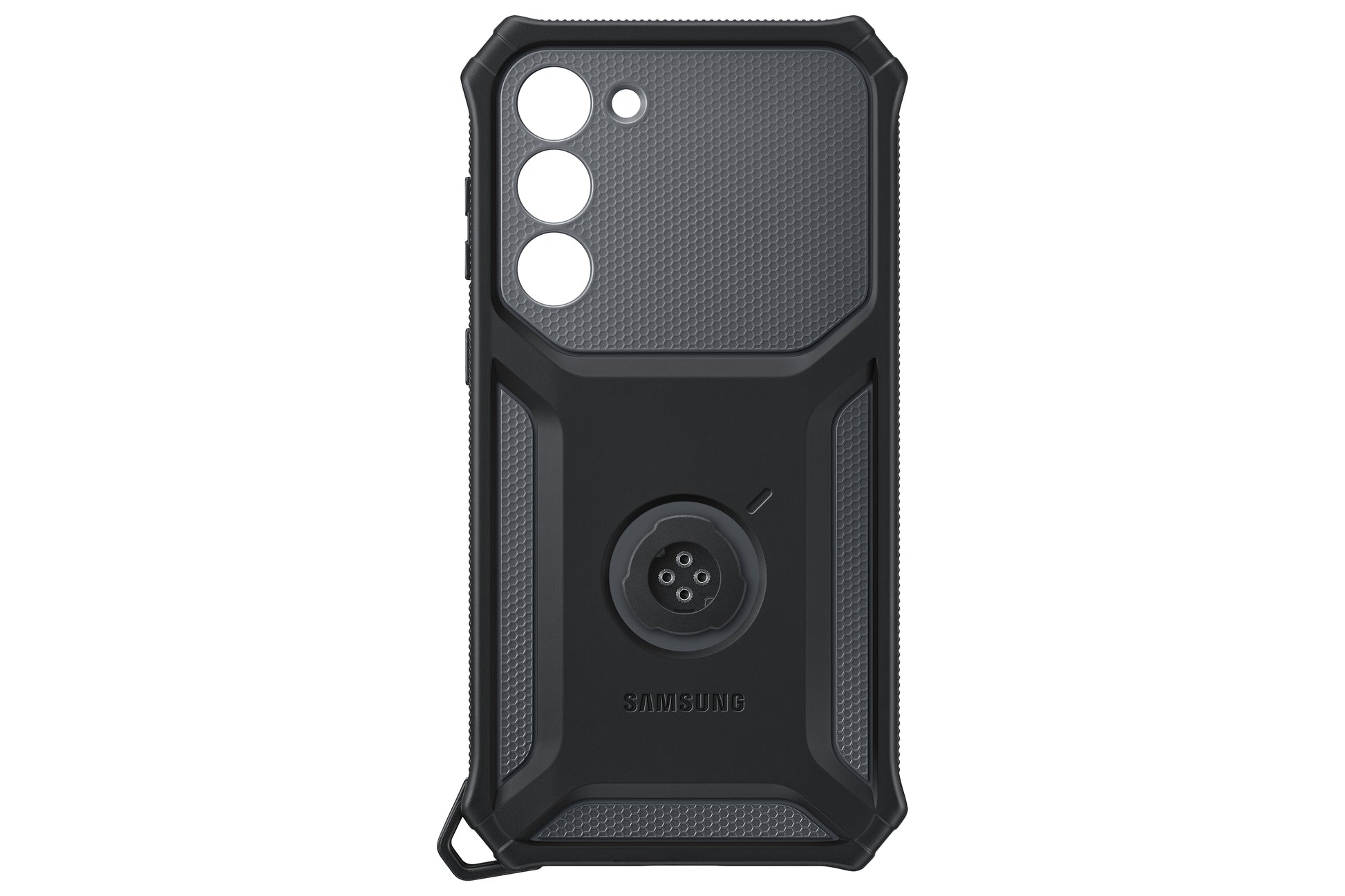 Samsung Backcover – für Samsung Galaxy S23+ – schwarz – mit Kartenfach, stossfest