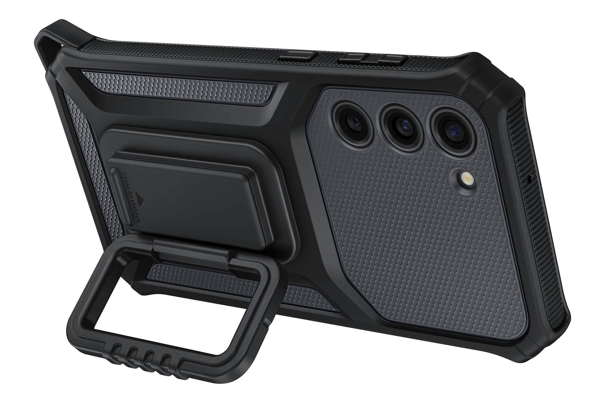 Samsung Backcover – für Samsung Galaxy S23+ – schwarz – mit Kartenfach, stossfest