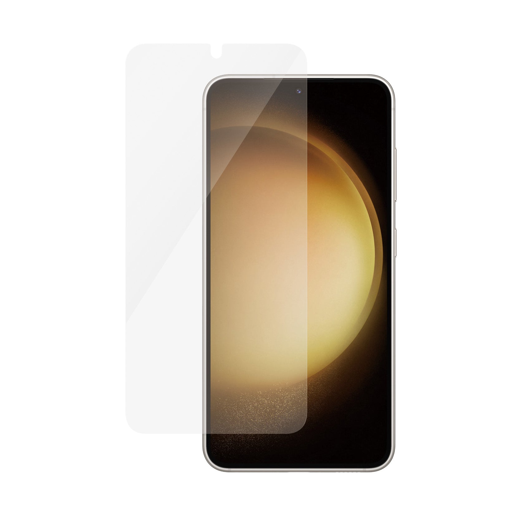 PanzerGlass Displayschutzglas Ultra-Wide Fit – für Samsung Galaxy S23, kratzresistent, stossresistent, Hartglas