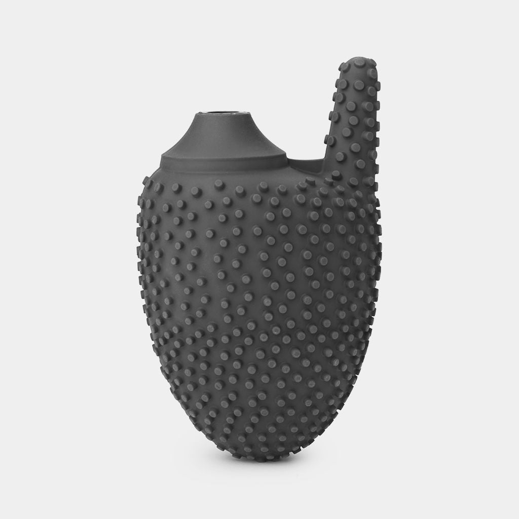 Brabantia MindSet – Ersatzbürstenkopf – Silikon, Schwarz, H 13 cm