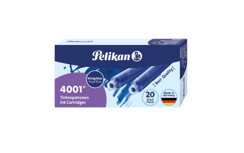 Pelikan TP/20 Füllhalter-Patrone – Blau, 20er-Pack