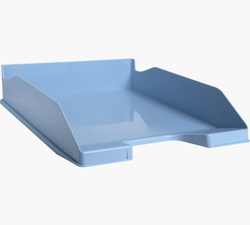Exacompta Combo Midi – Briefkorb für A4+, Kunststoff, Hellblau, 254 × 243 × 346 mm
