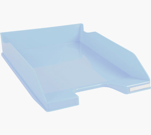 Exacompta Combo Midi – Briefkorb für A4+, Kunststoff, Hellblau, 254 × 243 × 346 mm