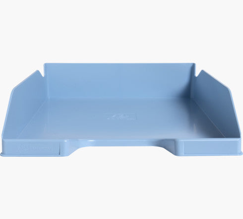 Exacompta Combo Midi – Briefkorb für A4+, Kunststoff, Hellblau, 254 × 243 × 346 mm