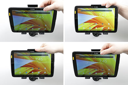Brodit Tablet-Tischhalterung für Geräte 6,0–7,0" – Neigbar 0–17°, 360° drehbar – Schwarz