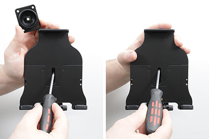 Brodit Tablet-Tischhalterung für Geräte 6,0–7,0" – Neigbar 0–17°, 360° drehbar – Schwarz