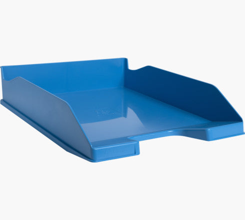 Exacompta BeeBlue Combo Midi – Briefkorb für A4+, Kunststoff, türkis, 346 × 243 × 254 mm