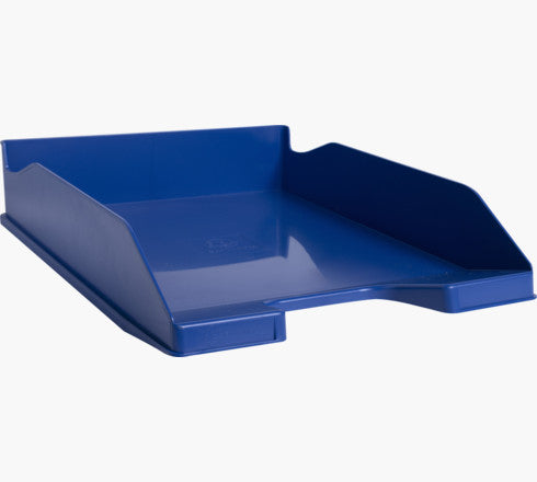 Exacompta BeeBlue Combo Midi – Briefkorb für A4+, Kunststoff, Blau, 346 × 243 × 254 mm