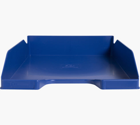 Exacompta BeeBlue Combo Midi – Briefkorb für A4+, Kunststoff, Blau, 346 × 243 × 254 mm