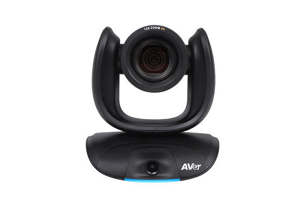 AVer CAM550 – PTZ-Kamera, 4K, 12× optischer Zoom, Dual-Kamera, PoE, HDMI/USB/IP, schwarz