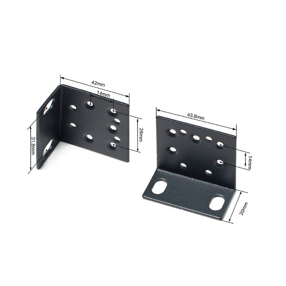 TP-Link Omada 19" Rack-Montageset – Schwarz, Metall, für diverse Modelle