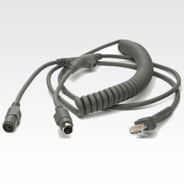 Datalogic Kabel – KBW – 6-poliger Mini-DIN auf E/P-POT – für PowerScan 7000, QS6500, IBM PS/2 – 3,6 m