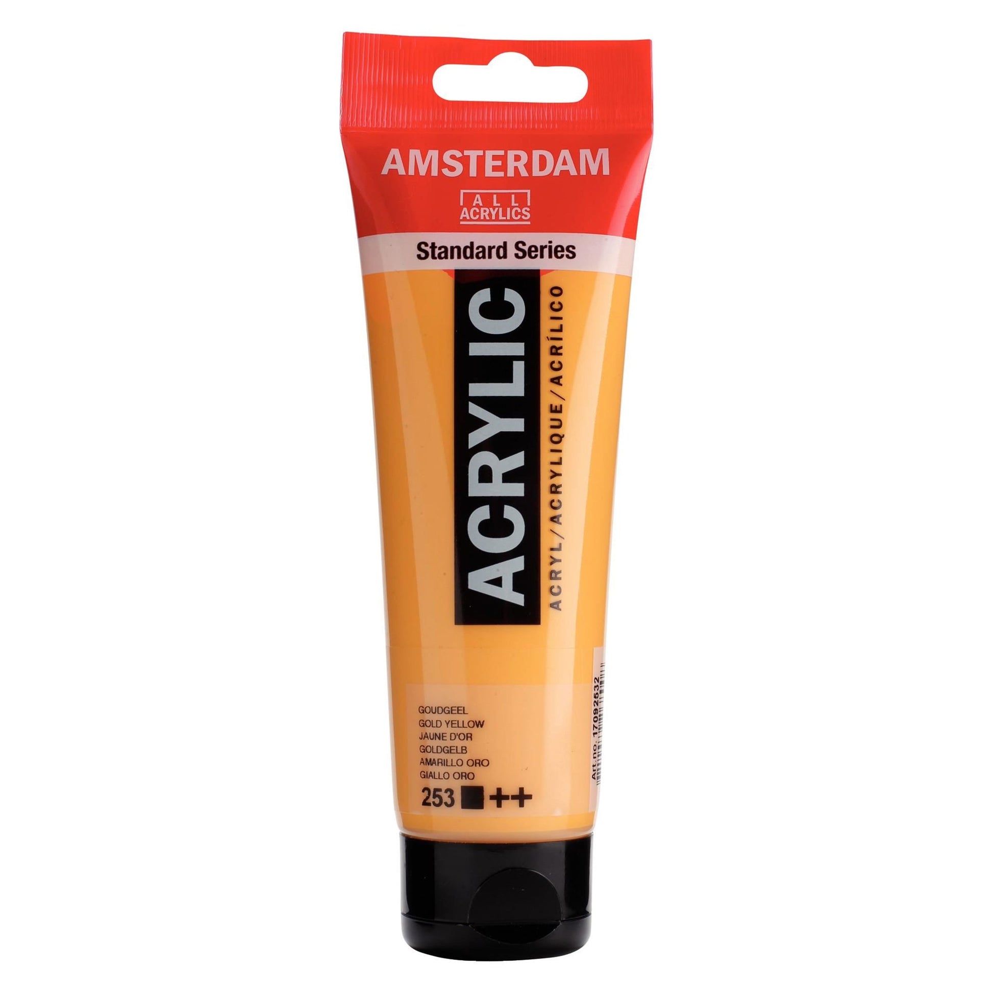 Royal Talens Amsterdam – Acryl Standard – Acrylfarbe – Goldgelb, 120 ml