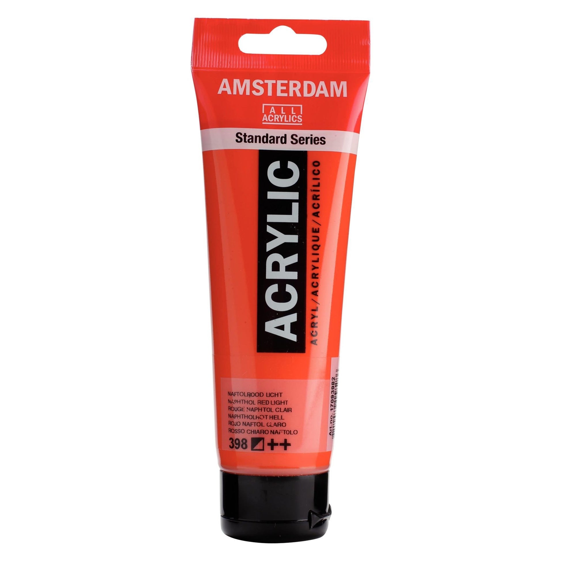 Royal Talens Amsterdam – Acrylic Standard – Acrylfarbe – Hellnaphtolrot, 120 ml