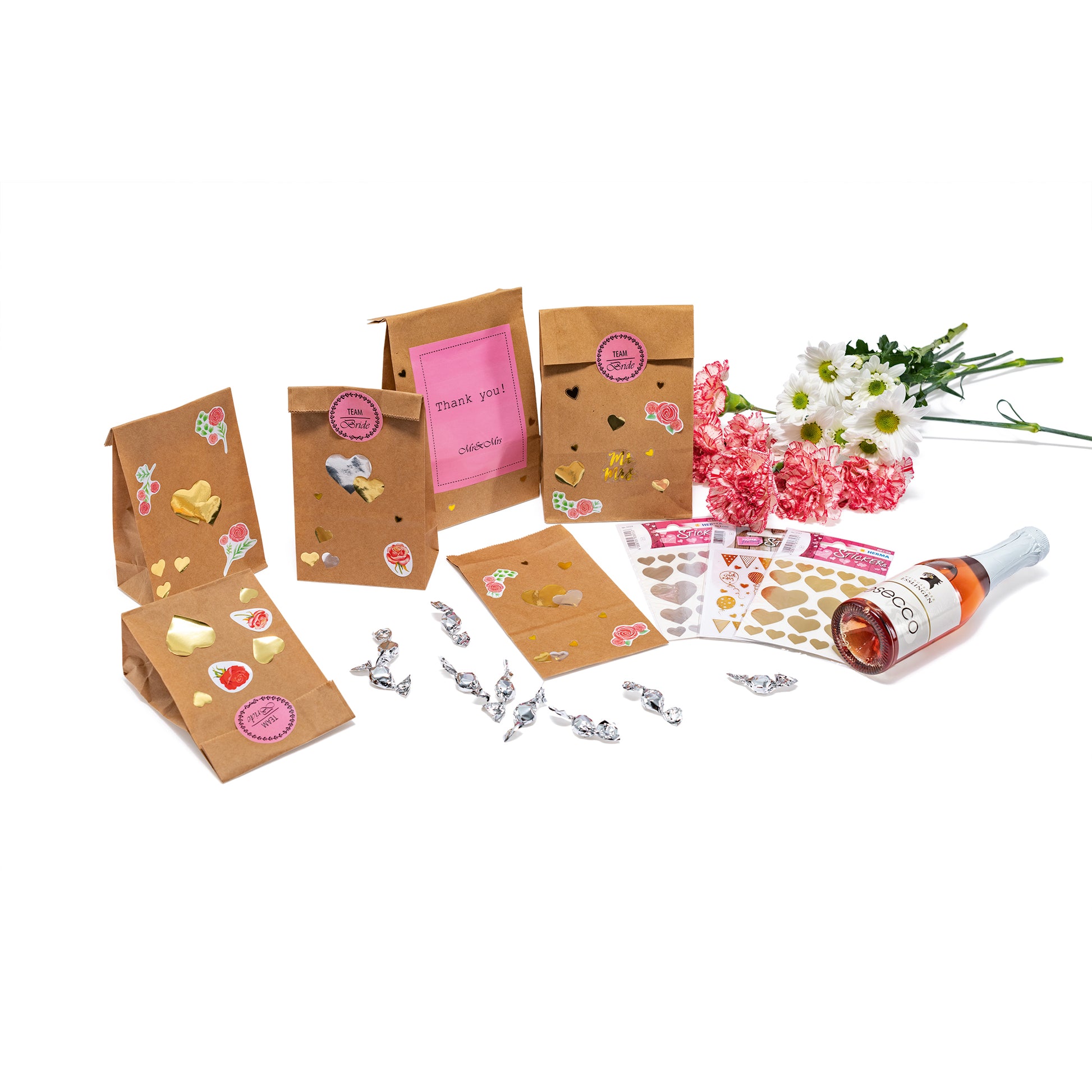 HERMA Schmucketiketten Decor – 84 × 120 mm – mehrfarbig – 3 Blatt